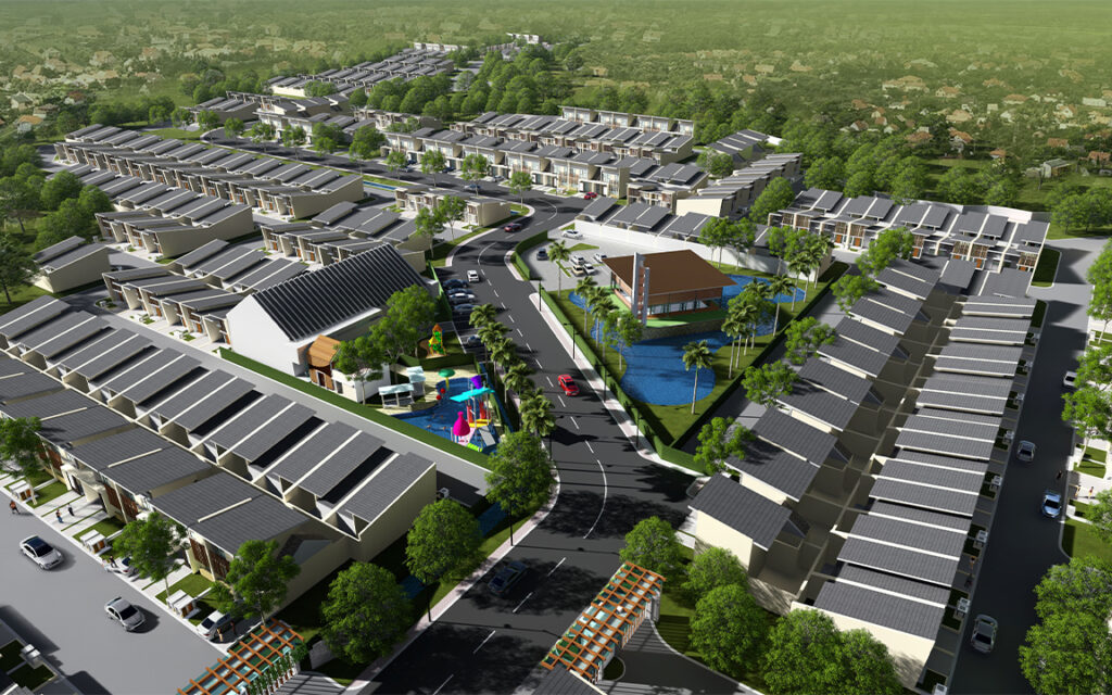 Gambaran perumahan Cluster