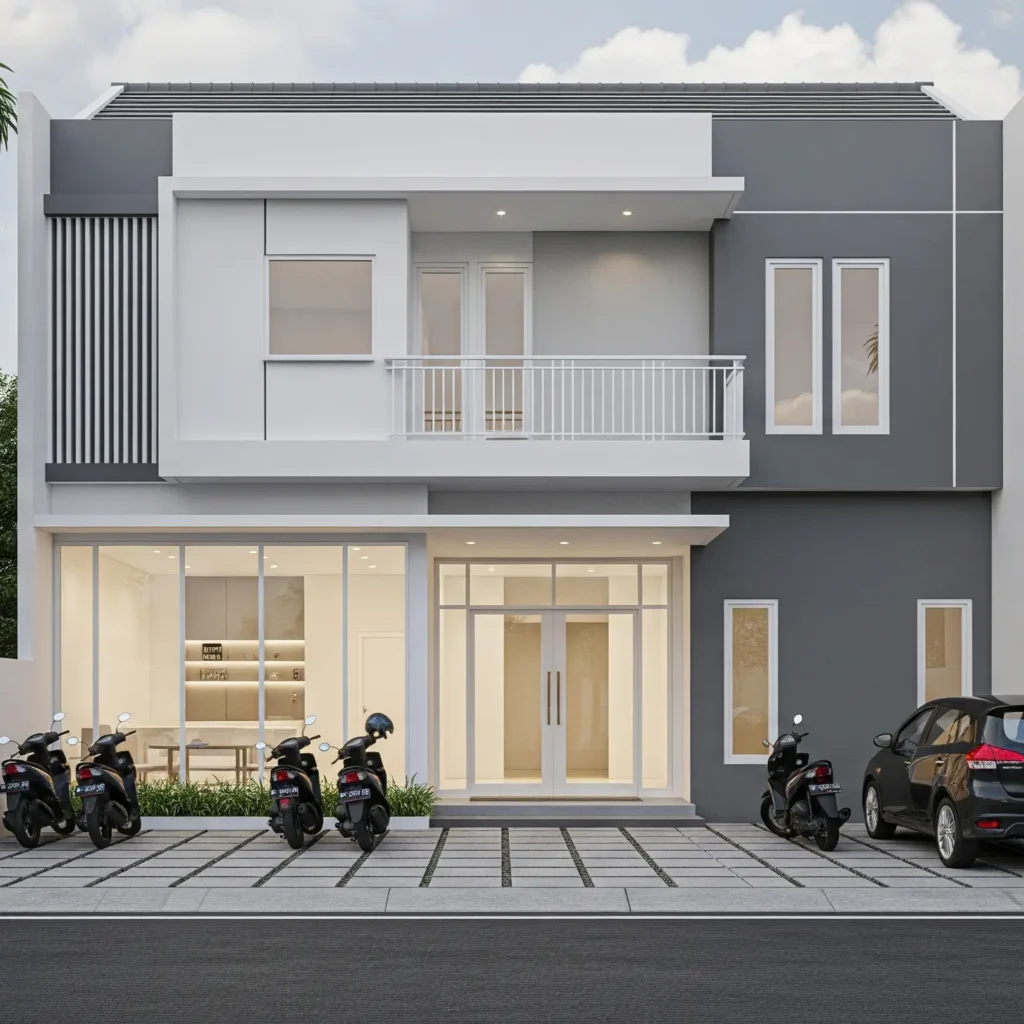 gambar ruko 2 lantai