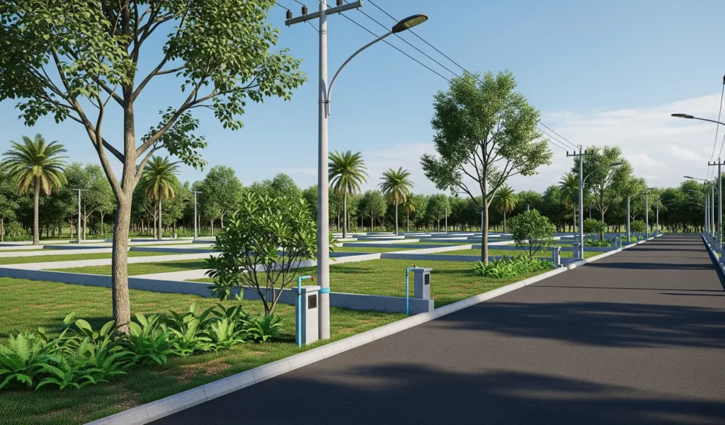 Gambar tanah luas